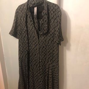 Lafayette silk blend dress xl